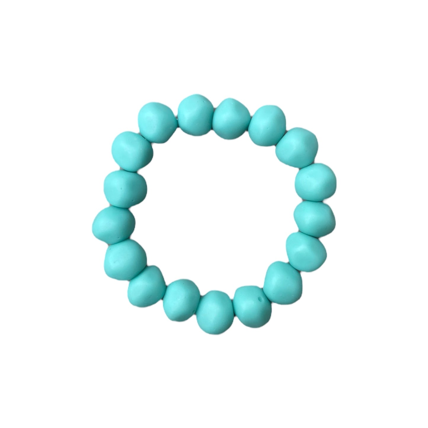 Resin Beaded Bracelet - Turquoise