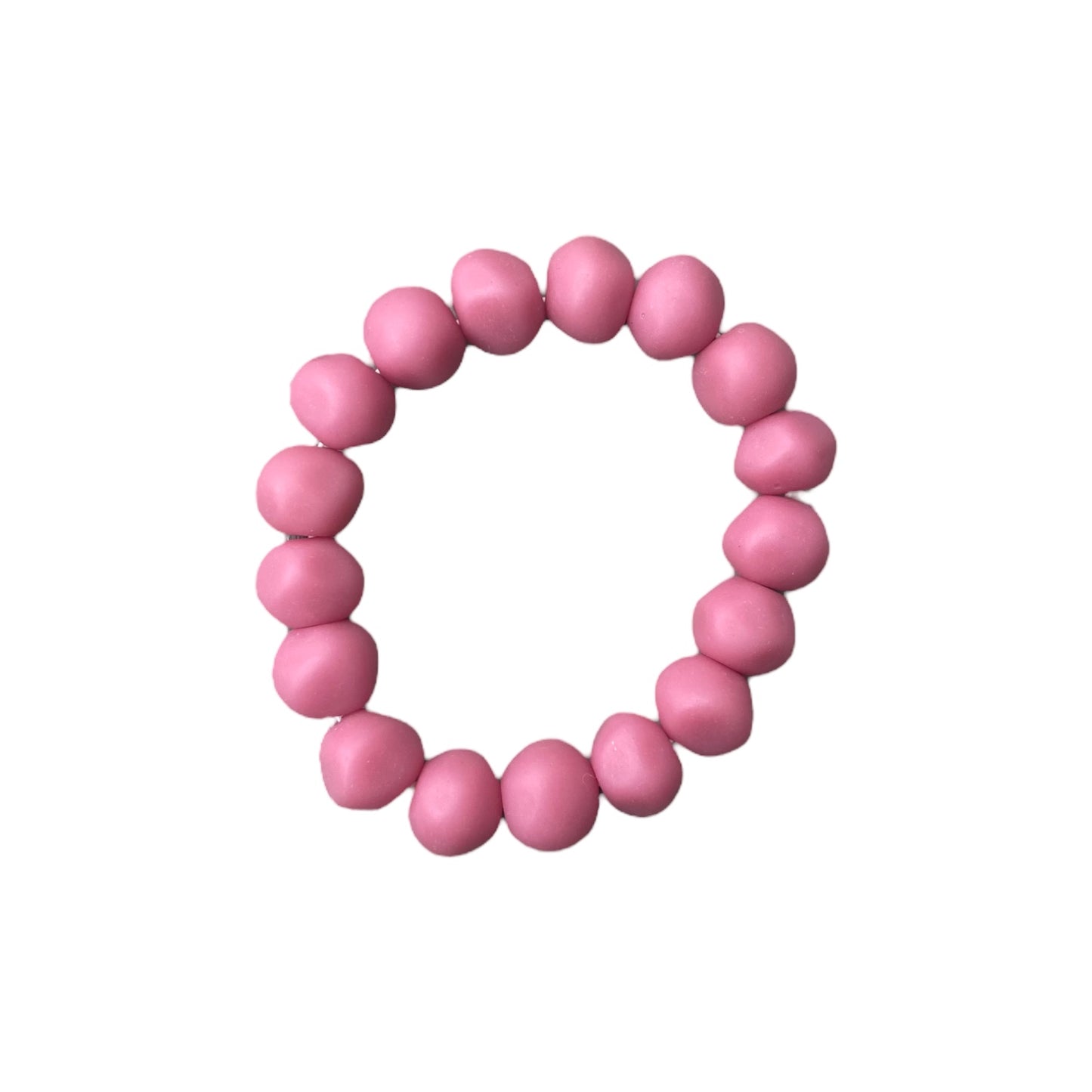 Resin Beaded Bracelet - Bubblegum