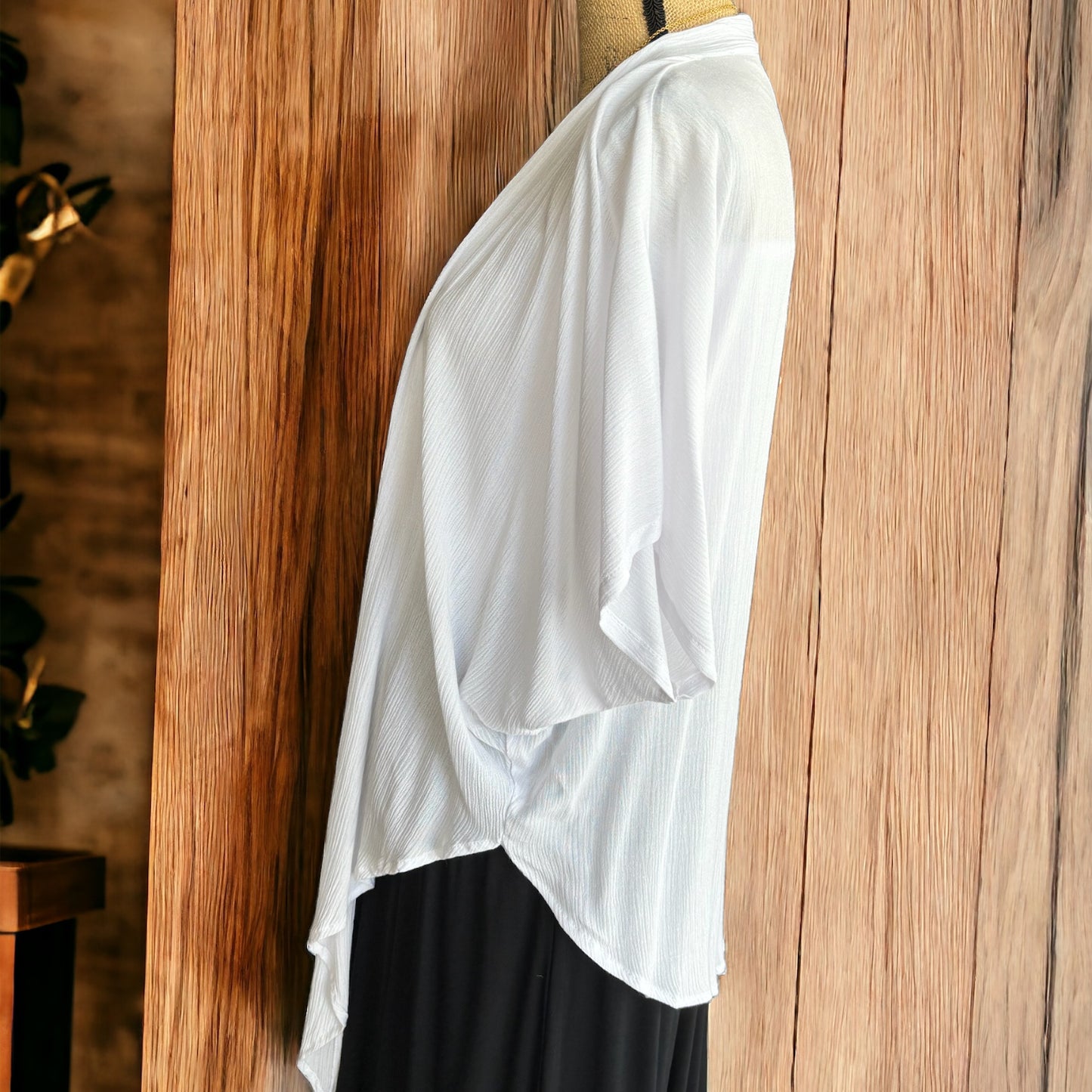 Free Size Cape - White