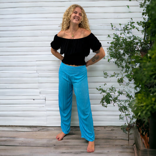 Merida Pants - Turquoise