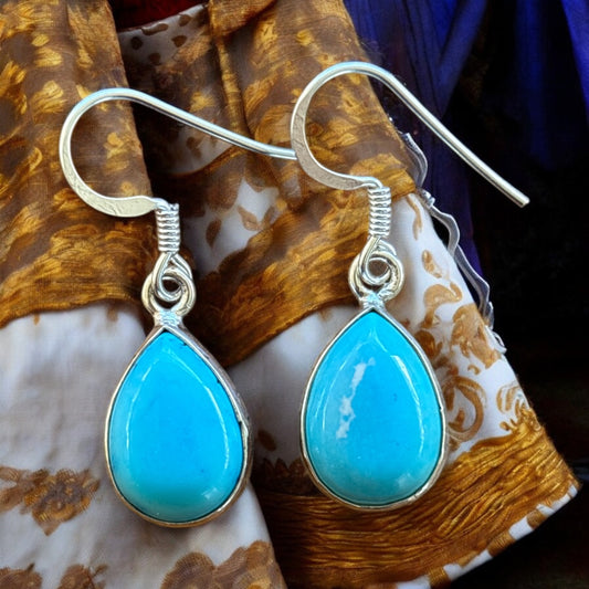 Turquoise Teardrop Earrings