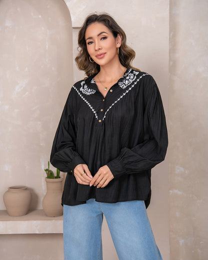 Olivia Embroidered Top