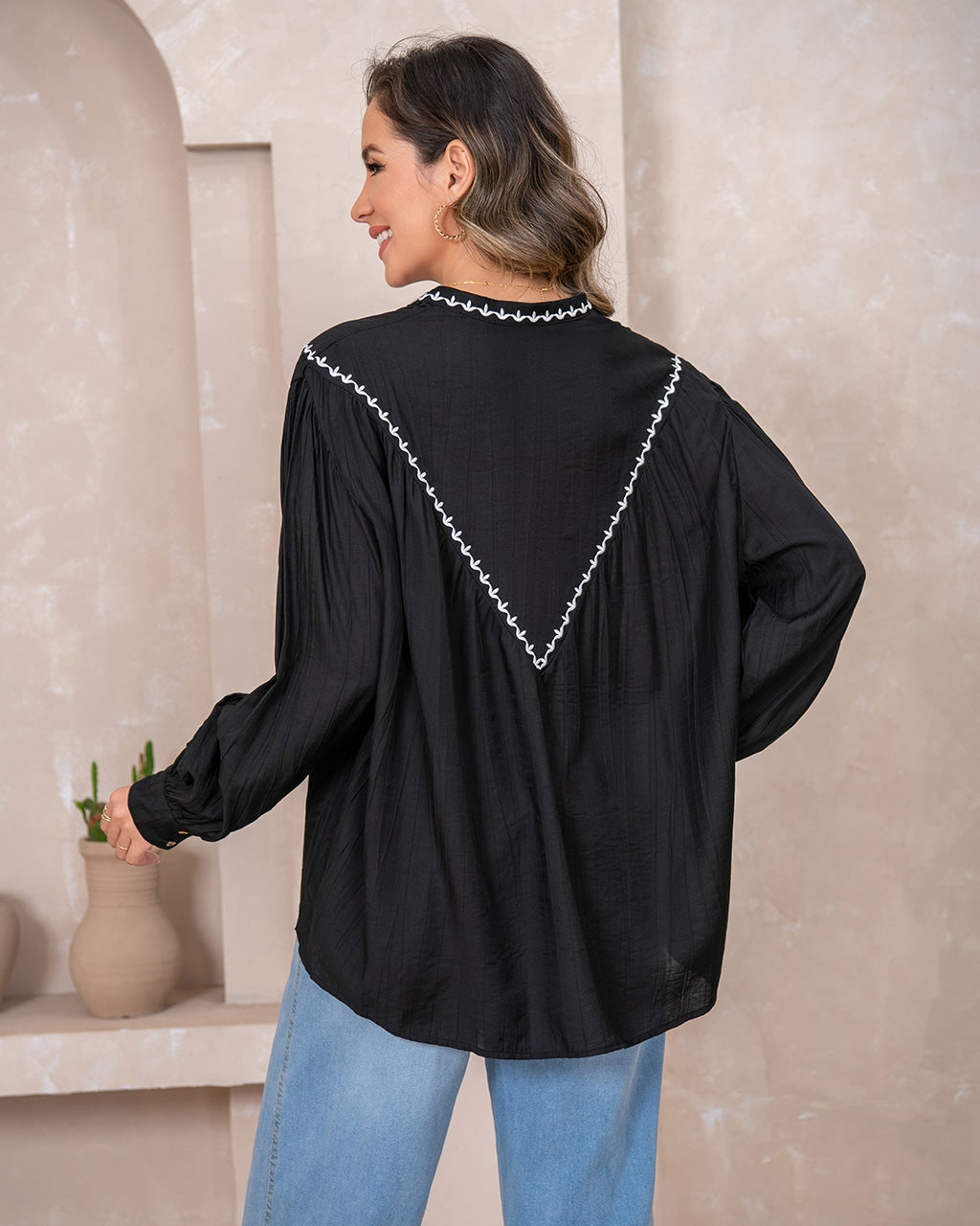 Olivia Embroidered Top