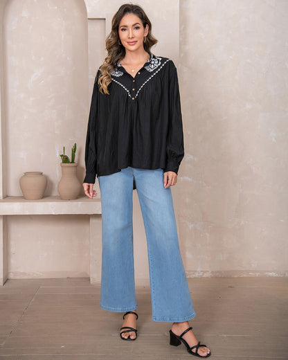 Olivia Embroidered Top