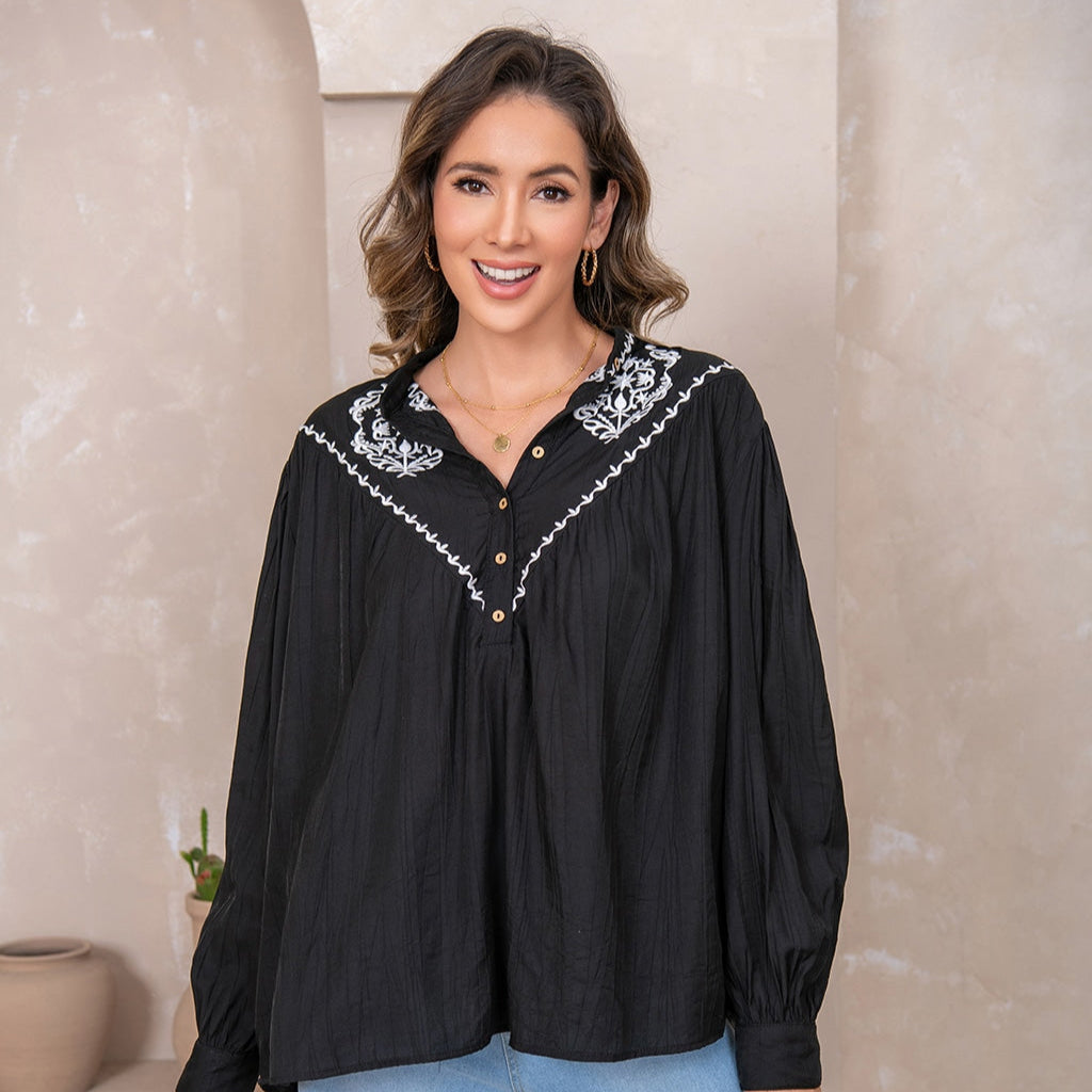 Olivia Embroidered Top