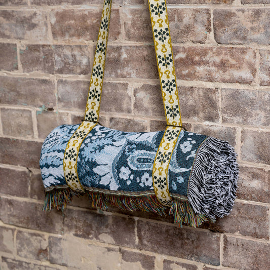 Cotton Picnic Rug Carry Strap