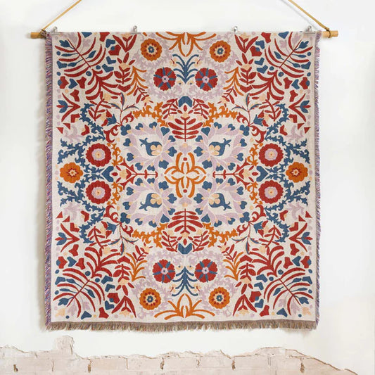 A DAY IN THE LIFE Woven Picnic Rug/Throw