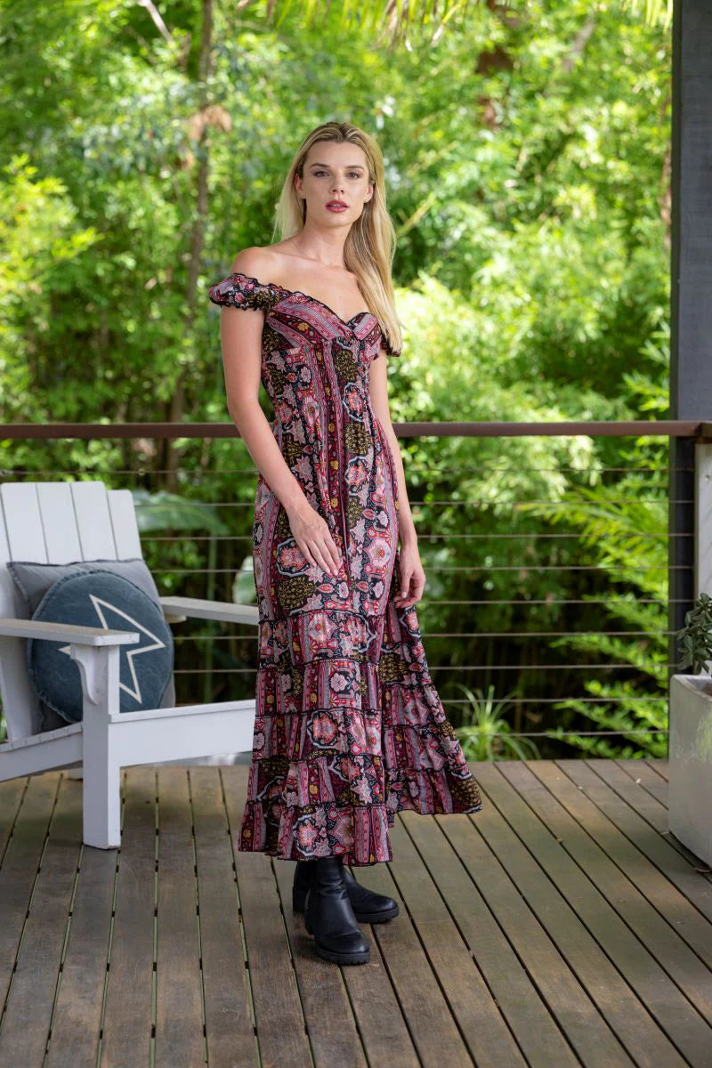 Evi Rosa Dress