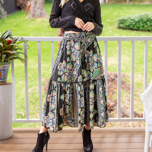 Myra Frill Maxi Skirt