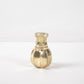 Assorted gold-toned mercury glass vases