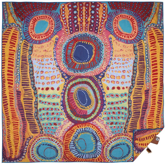 Two Dogs Dreaming Sand Free Beach Towel - XL