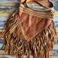 Sunflower Tassel Bag - Vintage Tan