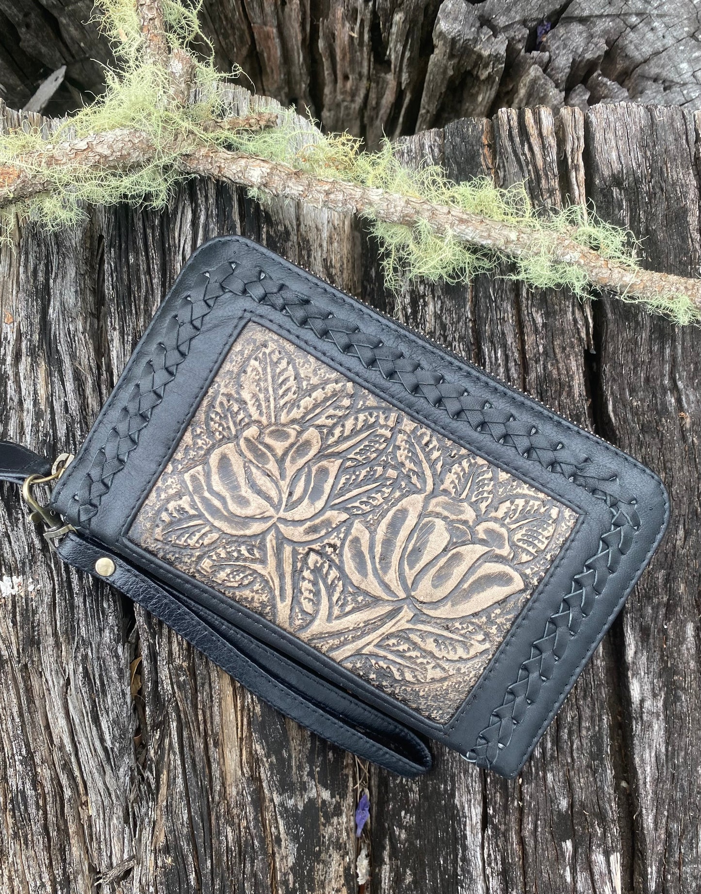 Azalea Purse - Antique Black