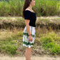 Tie Dye Mini Skirt - Green