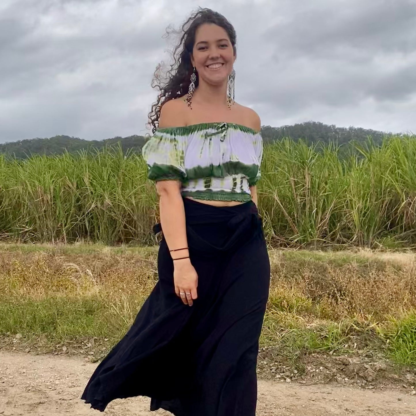 Eliana Maxi Skirt - Midnight Black