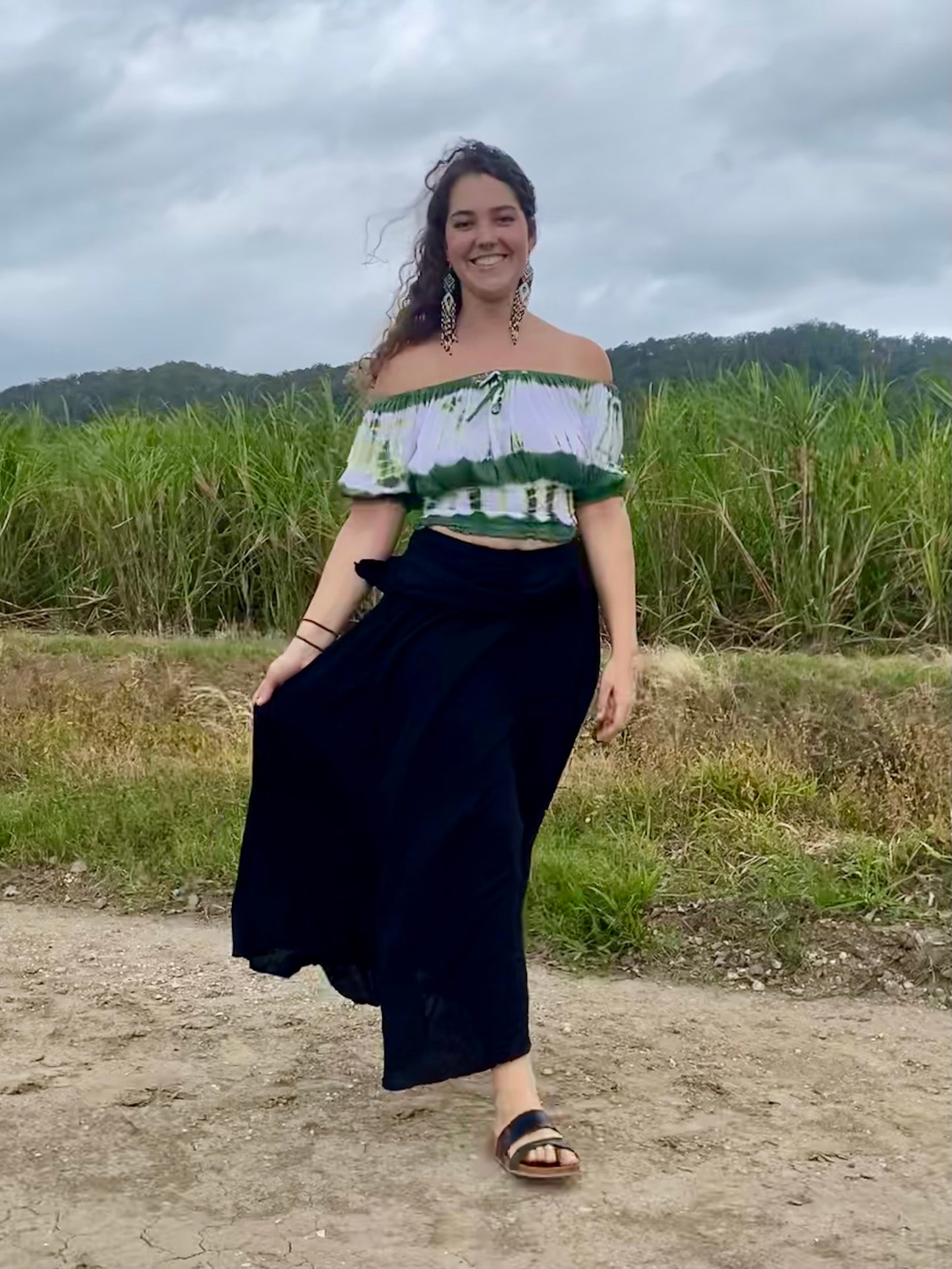 Eliana Maxi Skirt - Midnight Black