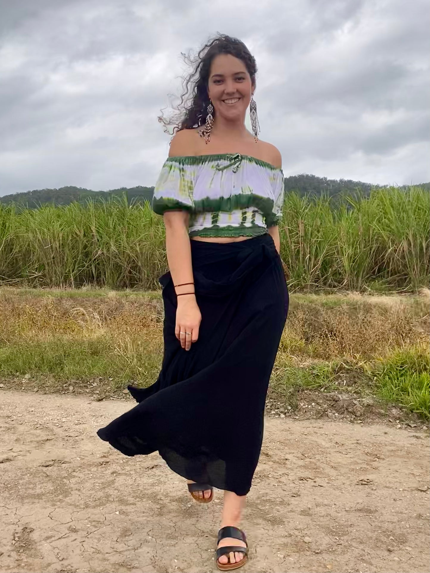 Eliana Maxi Skirt - Midnight Black