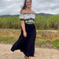 Eliana Maxi Skirt - Midnight Black