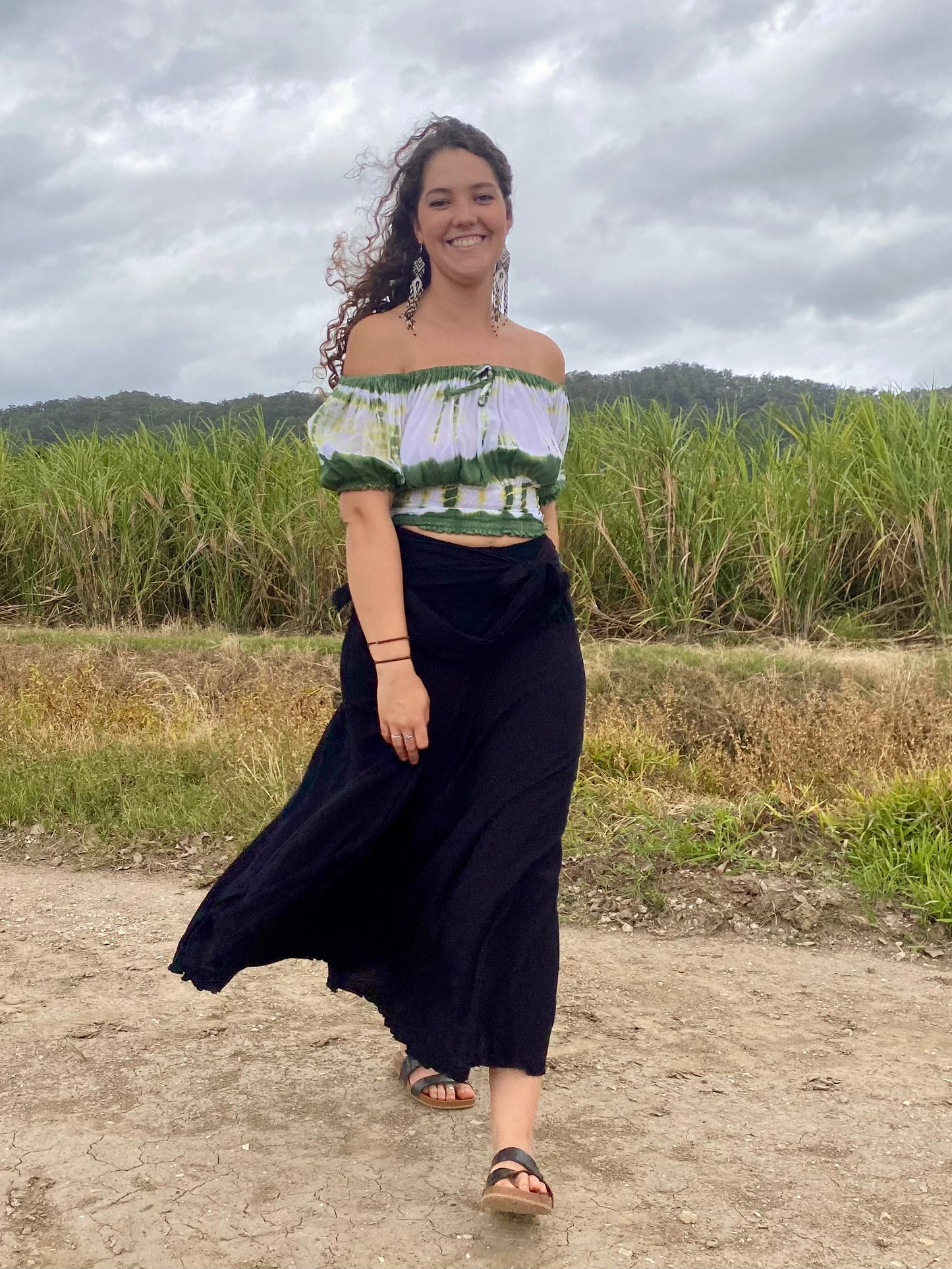 Eliana Maxi Skirt - Midnight Black