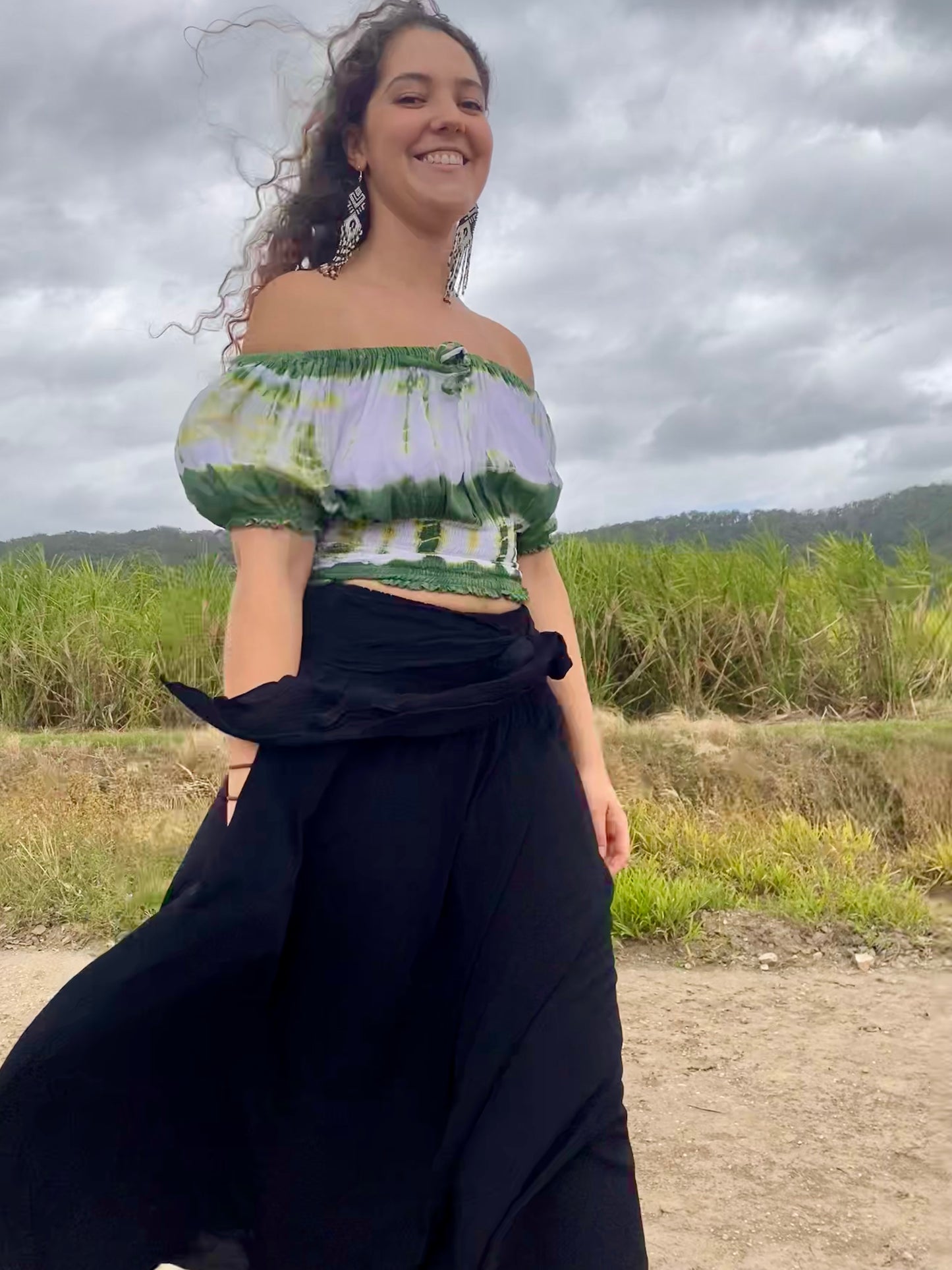 Eliana Maxi Skirt - Midnight Black