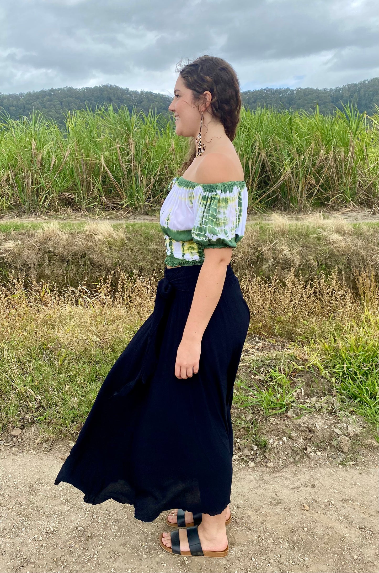 Eliana Maxi Skirt - Midnight Black