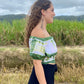 Gypsy Top - Green Tie Dye