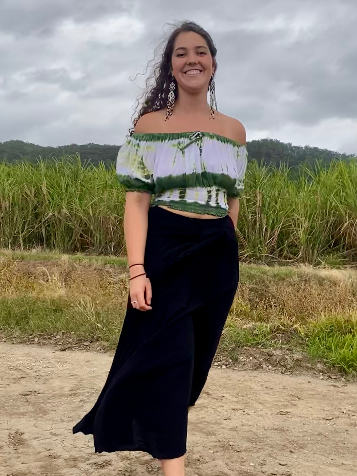 Eliana Maxi Skirt - Midnight Black