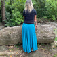 Eliana Maxi Skirt - Seafoam