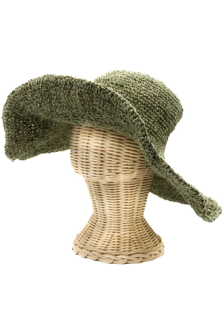 Janis Hemp Hat - Sage