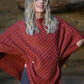 Rib Poncho - Rust