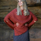 Rib Poncho - Rust